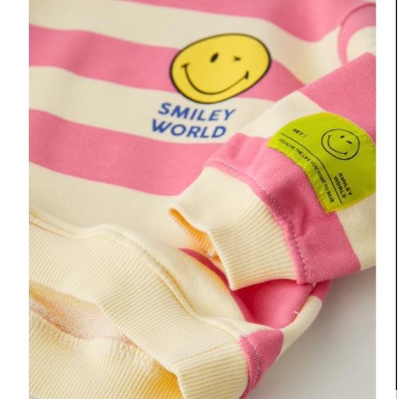 Zara Smiley World Happy Collection Sweatshirt - Picture 2 of 10